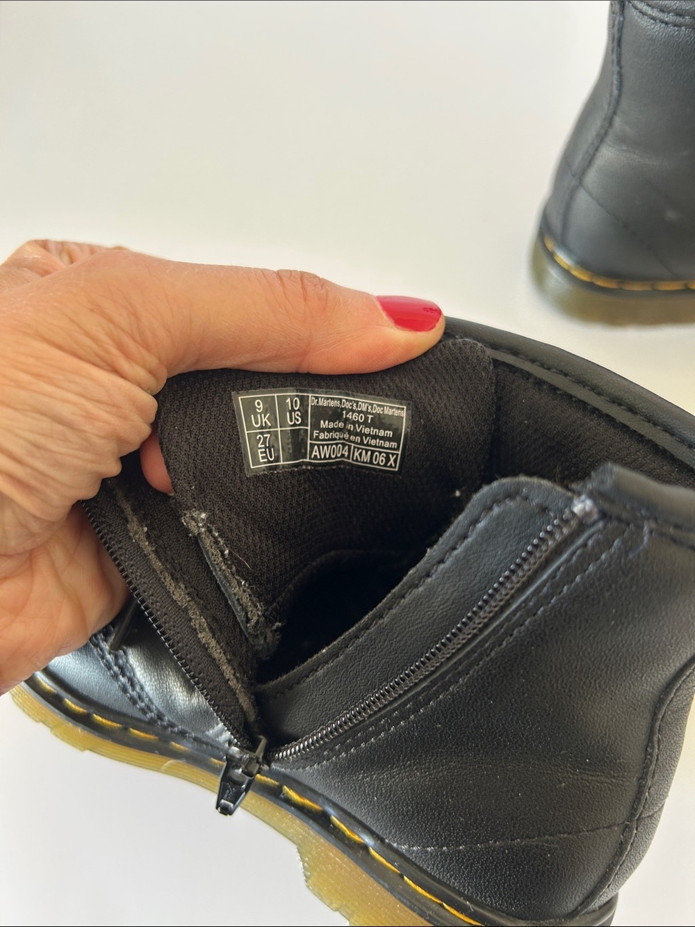 Doc Martens kids Black Lace-Up Combat Boots - Picture 7 of 7